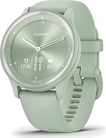 Фото Garmin Vivomove Sport Cool Mint Case and Silicone Band with Silver Accents (010-02566-03)