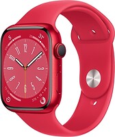 Фото Apple Watch Series 8 GPS 45mm Product Red Aluminum Case with Product Red Sport Band (MNP43)