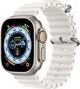 Фото Apple Watch Ultra GPS + Cellular 49mm Titanium Case with White Ocean Band (MNHF3/MNH83)