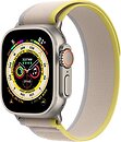 Фото Apple Watch Ultra GPS + Cellular 49mm Titanium Case with Yellow/Beige Trail Loop (MQFE3)