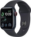 Фото Apple Watch SE 2 2022 GPS + Cellular 40mm Midnight Aluminium Case with Midnight Sport Band (MNPL3)