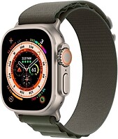 Фото Apple Watch Ultra GPS + Cellular 49mm Titanium Case with Green Alpine Loop (MQFP3/MQEX3)