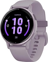 Фото Garmin Vivoactive 5 Metallic Orchid Aluminum Bezel with Orchid Case and Silicone Band (010-02862-13)