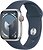 Фото Apple Watch Series 9 GPS + Cellular 41mm Silver Aluminum Case with Storm Blue Sport Band (MRHV3)