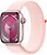 Фото Apple Watch Series 9 GPS + Cellular 41mm Pink Aluminum Case with Light Pink Sport Loop (MRJ13)