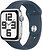 Фото Apple Watch SE GPS 44mm Silver Aluminum Case with Storm Blue Sport Band (MREE3)