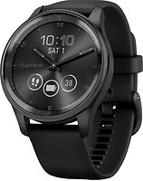 Фото Garmin Vivomove Trend Black Stainless Steel Bezel with Mist Gray Case and Silicone Band