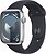 Фото Apple Watch Series 9 GPS 45mm Silver Aluminum Case with Midnight Sport Band (MR9R3,MT593)
