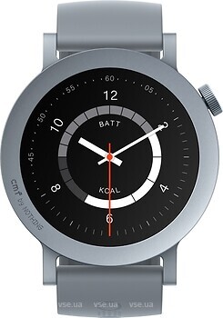 Фото CMF Watch Pro 2 Ash Grey Flat Bezel with Grey Liquid Silicon Strap