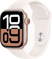 Фото Apple Watch Series 10 GPS 42mm Rose Gold Aluminum Case with Light Blush Sport Band (MWWJ3)