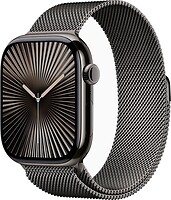 Фото Apple Watch Series 10 GPS + Cellular 42mm Slate Titanium Case with Slate Milanese Loop (MX053)