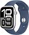 Фото Apple Watch Series 10 GPS + Cellular 46mm Silver Aluminum Case with Denim Sport Band (MWY13)