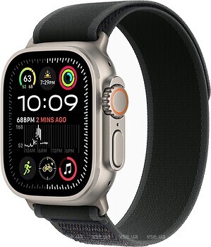 Фото Apple Watch Ultra 2 GPS + Cellular 49mm Natural Titanium Case with Black Trail Loop