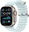 Фото Apple Watch Ultra 2 GPS + Cellular 49mm Natural Titanium Case with Ice Blue Ocean Band (MYT03+MXTF3)