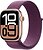 Фото Apple Watch Series 10 GPS 42mm Rose Gold Aluminum Case with Plum Sport Loop (MWXC3)