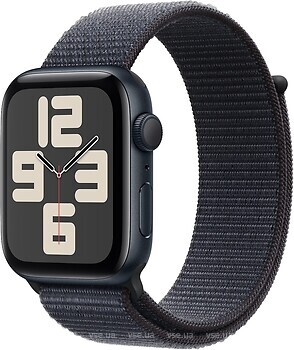 Фото Apple Watch SE GPS 44mm Midnight Aluminium Case with Ink Sport Loop