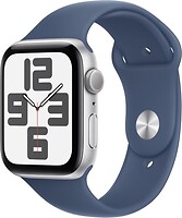 Фото Apple Watch SE GPS 40mm Silver Aluminium Case with Denim Sport Band (MXEC3QH/A)