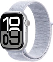 Фото Apple Watch SE GPS 44mm Silver Aluminium Case with Blue Cloud Sport Loop (MXET3QH/A)