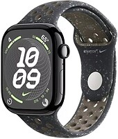 Фото Apple Watch Series 10 GPS 46mm Jet Black Aluminum Case with Midnight Sky Nike Sport Band (MWX13+MYL73)