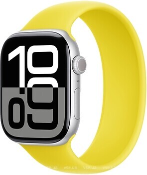 Фото Apple Watch Series 10 GPS 46mm Silver Aluminium Case with Star Fruit Solo Loop (MWX03+MY803)