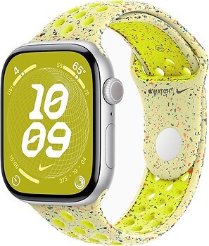 Фото Apple Watch Series 10 GPS 46mm Silver Aluminum Case with Volt Splash Nike Sport Band (MWX03+MXU83)