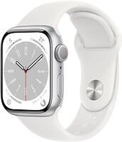 Фото Apple Watch Series 9 GPS 41mm Silver Aluminum Case with White Sport Band