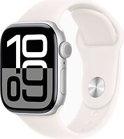 Фото Apple Watch Series 10 GPS 42mm Silver Aluminum Case with Light Blush Sport Band (MWWW3)