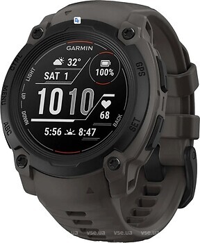 Фото Garmin Instinct E 45mm Black with Charcoal Band (010-02933-00)