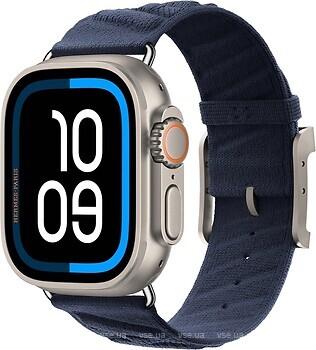 Фото Apple Watch Ultra 2 GPS + Cellular 49mm Natural Titanium Case with Bleu Nuit En Mer (MX773+MXJA3)