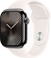 Фото Apple Watch Series 10 GPS + Cellular 42mm Slate Titanium Case with Light Blush Sport Band (MX0M3,MXLP3)
