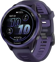 Фото Garmin Forerunner 570 47mm Indigo Aluminum with Translucent Imperial Purple/Indigo Band (010-02971-02)