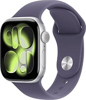 Фото Apple Watch Series 11 GPS 42mm Silver Aluminum Case with Purple Fog Sport Band (MEU74)
