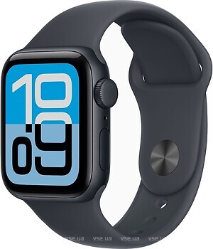 Фото Apple Watch SE 3 GPS + Cellular 40mm Midnight Aluminum Case with Midnight Sport Band (MEPC4RK/A)
