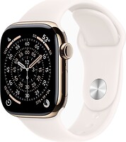Фото Apple Watch Series 11 GPS + Cellular 42mm Gold Titanium Case with Light Blush Sport Band (MF8X4RK/A)
