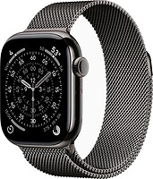 Фото Apple Watch Series 11 GPS + Cellular 42mm Slate Titanium Case with Slate Milanese Loop (MF8U4RK/A)