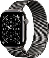 Фото Apple Watch Series 11 GPS + Cellular 46mm Slate Titanium Case with Slate Milanese Loop (MFD44RK/A)