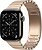Фото Apple Watch Series 11 GPS + Cellular 42mm Slate Titanium Case with Gold Link Bracelet (MF9K4+MXMC3)