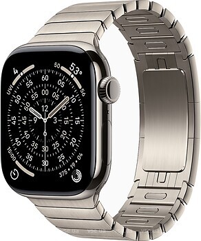 Фото Apple Watch Series 11 GPS + Cellular 42mm Natural Titanium Case with Natural Link Bracelet (MF9H4+MXMA3)