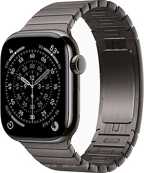 Фото Apple Watch Series 11 GPS + Cellular 42mm Slate Titanium Case with Slate Link Bracelet (MF9K4+MXMD3)