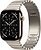 Фото Apple Watch Series 11 GPS + Cellular 46mm Gold Titanium Case with Natural Link Bracelet (MFC34+MXMF3)