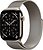 Фото Apple Watch Series 11 GPS + Cellular 46mm Gold Titanium Case with Natural Milanese Loop (MFC34+MGJ34)