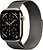Фото Apple Watch Series 11 GPS + Cellular 46mm Gold Titanium Case with Slate Milanese Loop (MFC34+MGJ74)