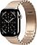 Фото Apple Watch Series 11 GPS + Cellular 46mm Natural Titanium Case with Gold Link Bracelet (MFAY4+MXMH3)