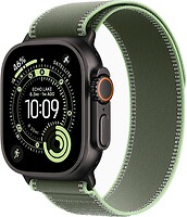 Фото Apple Watch Ultra 3 GPS + Cellular 49mm Black Titanium Case with Green/Neon Trail Loop (MF254+MG9P4)