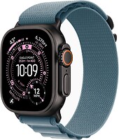 Фото Apple Watch Ultra 3 GPS + Cellular 49mm Black Titanium Case with Light Blue Alpine Loop (MF254+MG9M4)