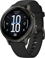 Фото Garmin Venu 4 41mm Slate with Black Silicone Band (010-03013-02)