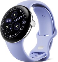 Фото Google Pixel Watch 4 41mm Polished Silver Aluminum case / Iris Active Band