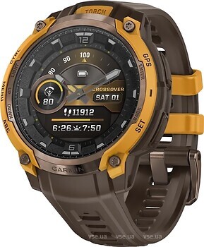 Фото Garmin Instinct Crossover AMOLED Bronze/Sunburst (010-03398-01)