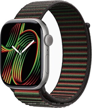 Фото Apple Watch Series 11 GPS 46mm Space Grey Aluminium Case with Black Unity Sport Loop (MEW94+MDF54)