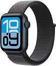 Фото Apple Watch SE 3 GPS 40mm Midnight Aluminum Case with Dark Gray Sport Loop (MEHX4+MFFA4)